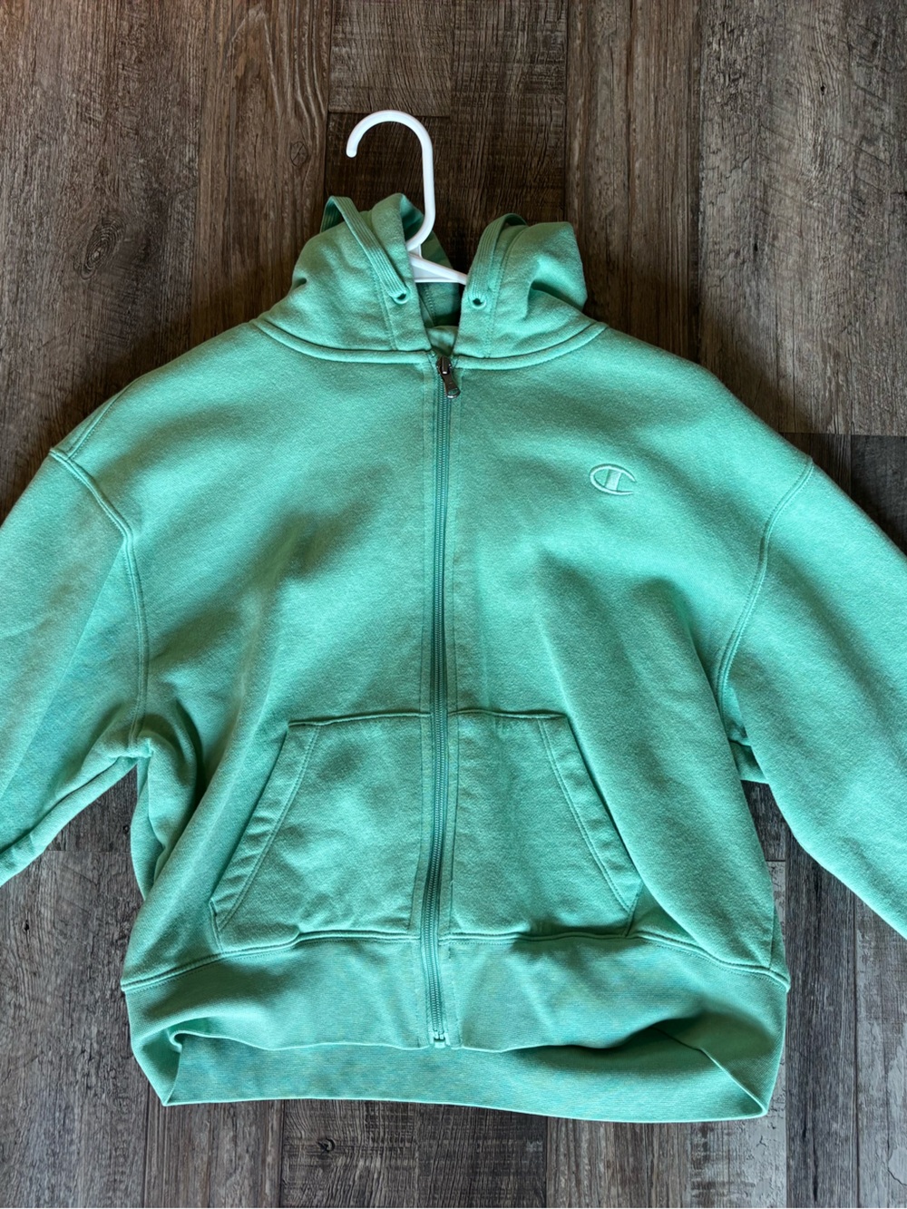Champion Mint Green Full-Zip Hoodie
